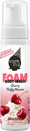 Mousse doccia ciliegia organic shop