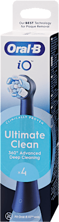Pótfej iO elektromos fogkeféhez, fekete Ultimate Clean Oral-B