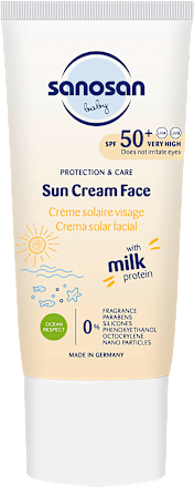 Cremă de față SPF50 pentru bebeluși sanosan