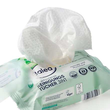 Abschminktücher 3in1 erfrischend Balea