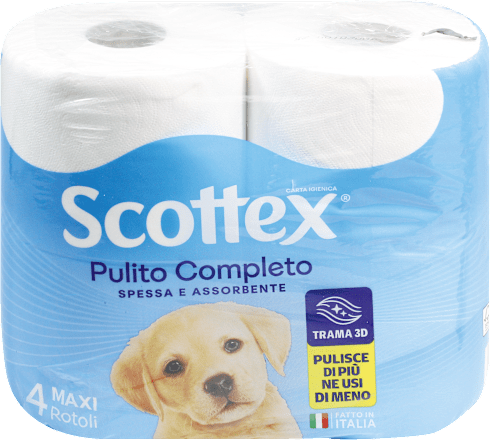 Carta igienica Pulito Completo 2 veli Scottex