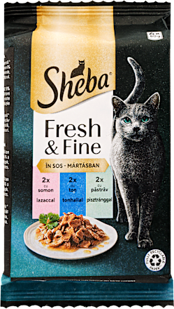 Alutasakos macskaeledel Fresh & Fine, halas Sheba