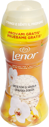 Profumo per bucato in perle Oro e Fiori di Vaniglia Lenor