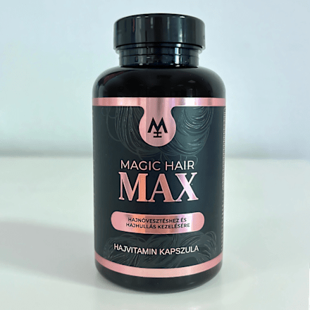 MAX hajvitamin kapszula hajnövesztéshez és hajhullás kezelésére MAGIC HAIR