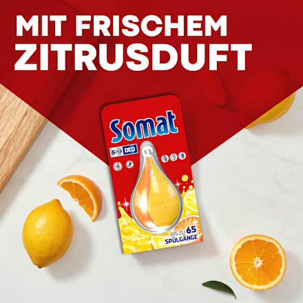 Spülmaschinen-Deo Duo-Perls Zitrone & Orange Somat