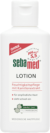 Bodylotion Feuchtigkeitspflege mit Kamillenextrakt, Reisegröße sebamed