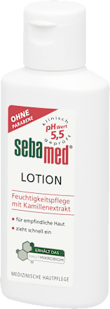 Bodylotion Feuchtigkeitspflege mit Kamillenextrakt, Reisegröße sebamed
