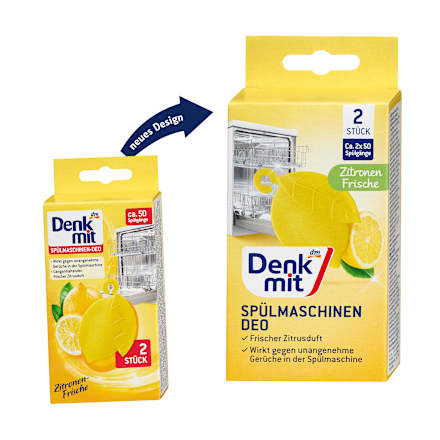 Mosogatógép illatosító Zitronen-Frische, citrus illattal Denkmit