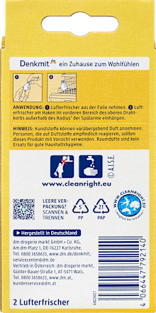 Mosogatógép illatosító Zitronen-Frische, citrus illattal Denkmit