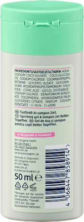 Kinder Duschgel & Shampoo 2in1 Better Together, Reisegröße Balea