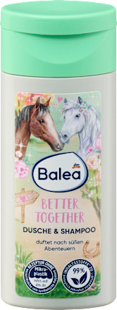 Kinder Duschgel & Shampoo 2in1 Better Together, Reisegröße Balea