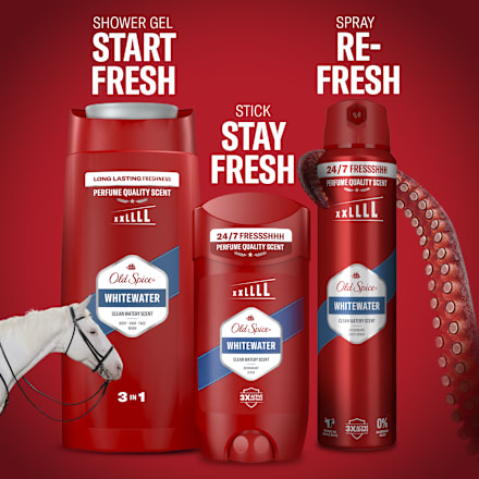deodorant stick Whitewater Old Spice