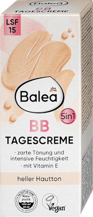 denní BB krém 5 v 1 SPF15, světlý tón Balea