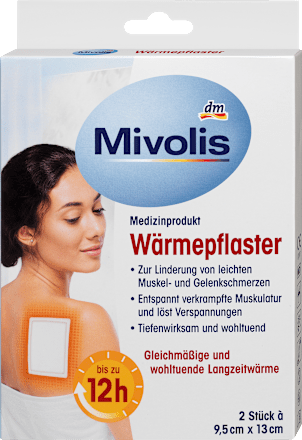 Wärmepflaster, 2 Stück Mivolis
