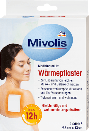 Wärmepflaster, 2 Stück Mivolis