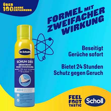 Schuhdeo Spray fresh step Geruchsstopp Scholl