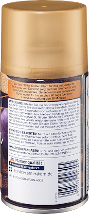 Lufterfrischer Automatisches Spray Golden Plum Nachfüllpack Denkmit
