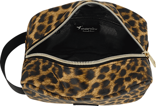 Kosmetiktasche Leo braun  manòu