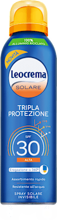 Spray solare SPF30 Tripla Protezione Leocrema