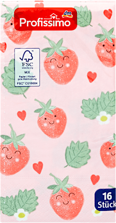 Serviete z motivom jagod, 33 x 33 cm Profissimo