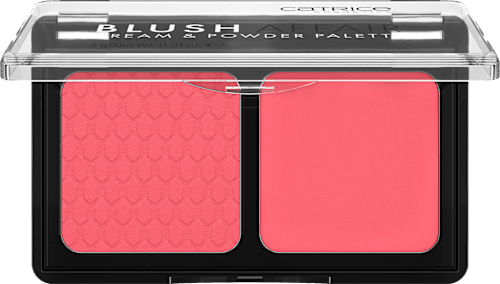Paleta różów Blush Affair Cream & Powder Palette 010 Stunning Strawberry CATRICE