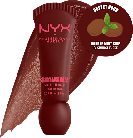Balzam na pery Smushy Matte - 08 Smudge Fudge NYX PROFESSIONAL MAKEUP