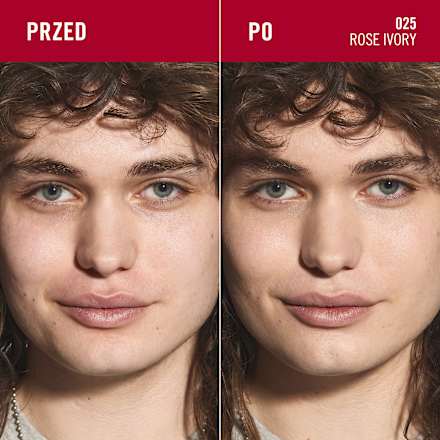 Korektor rozświetlający z masującym aplikatorem, witaminą C i niacynamidem Multi-Tasker Wake Me Up nr 025 Rose Ivory  RIMMEL LONDON