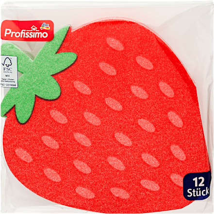 Serviete z motivom jagod, 33 x 33 cm Profissimo