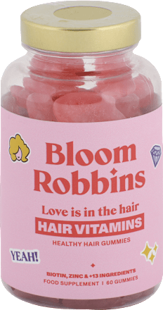 Gumené vitamíny na vlasy s biotínom Love is in the hair Bloom Robbins