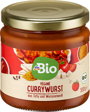 bio omáčka kari, rajčata, tofu & pšeničná bílkovina dmBio