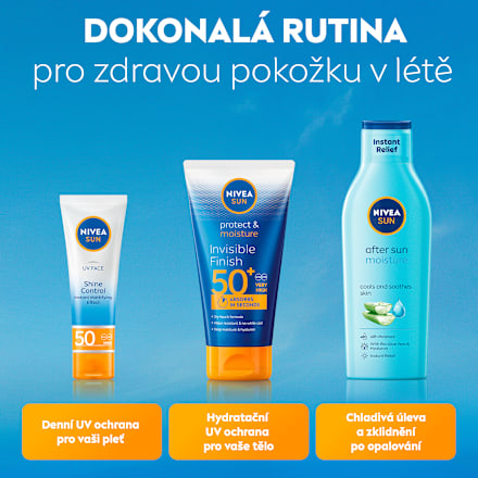 protect & moisture mléko na opalování SPF50+ NIVEA SUN