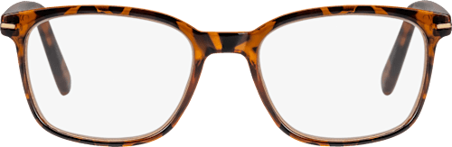 Fertig-Lesebrille demi-braun Vollrand + 2,0 VISIOMAX