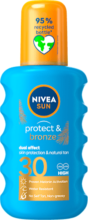 Napozó spray FF30, Protect & Bronze  NIVEA SUN