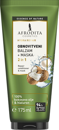 Obnovitveni balzam in maska za lase 2 v 1 Hydra Repair AFRODITA