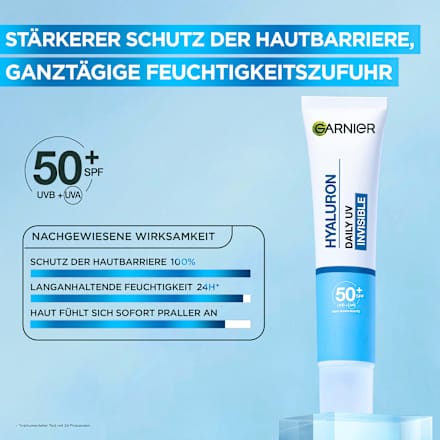 Fluid Hyaluron Barrier Protect Daily LSF 50+ Garnier Skin Active