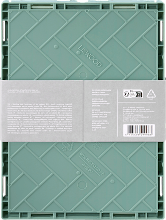 Aufbewahrungsbox klein, dusty mint/peppermint (9,5x25x18 cm)  LIEWOOD