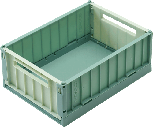 Aufbewahrungsbox klein, dusty mint/peppermint (9,5x25x18 cm)  LIEWOOD