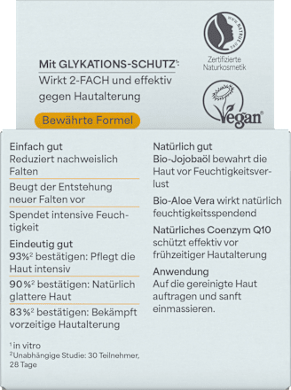 Anti Falten Feuchtigkeitscreme Q10 Basis Sensitiv lavera NATURKOSMETIK