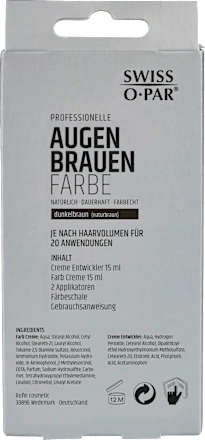 Augenbrauenfarbe Naturbraun Swiss-o-Par