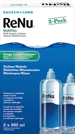 Kontaktlinsen-Pflegemittel ReNu MultiPlus (2 x 360 ml) BAUSCH+LOMB