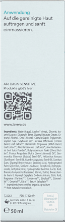 Gesichtscreme Basis Sensitiv feuchtigkeitsspendend  lavera NATURKOSMETIK