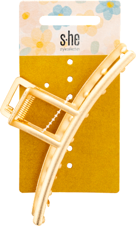 Haarklammer gold modern s-he stylecollection