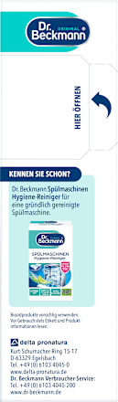 Hygienereiniger für die Waschmaschine Dr. Beckmann