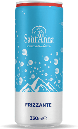 Acqua frizzante lattina Sant'Anna