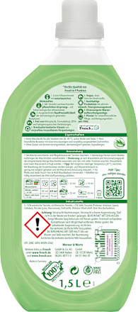 Vollwaschmittel Flüssig Aloe Vera   Frosch