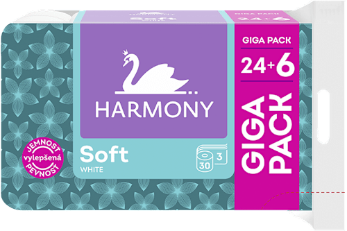 Toaletný papier Soft White 30x132 Harmony