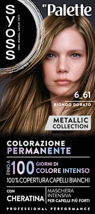 Colorazione permanente Metallic Collection 6-61 castano dorato syoss