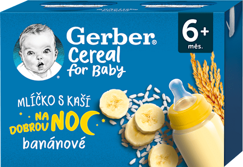 Cereal mliečko s kašou banánové  Gerber Cereal