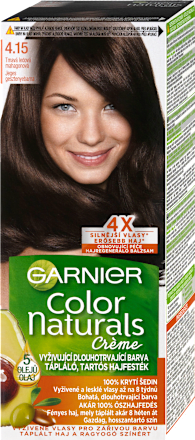 Tartós hajfesték, jeges gesztenyebarna 4.15 GARNIER Color naturals
