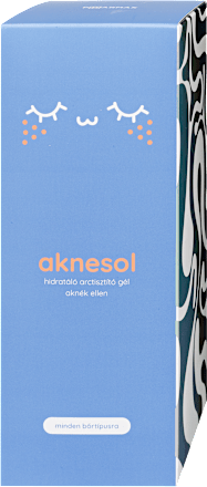 Hidratáló arctisztító gél aknék ellen – Minden bőrtípusra Aknesol
